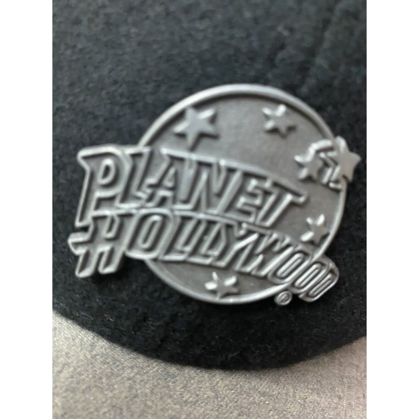 Planet Hollywood LAS VEGAS Pewter Logo Adjustable Hat Cap Wool Blend 1995