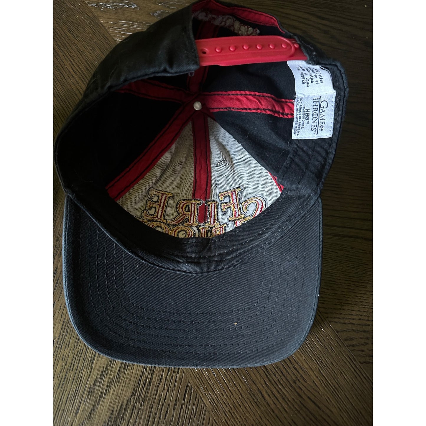 Game Of Thrones "Fire & Blood" Targaryen Snapback Hat 2014 HBO