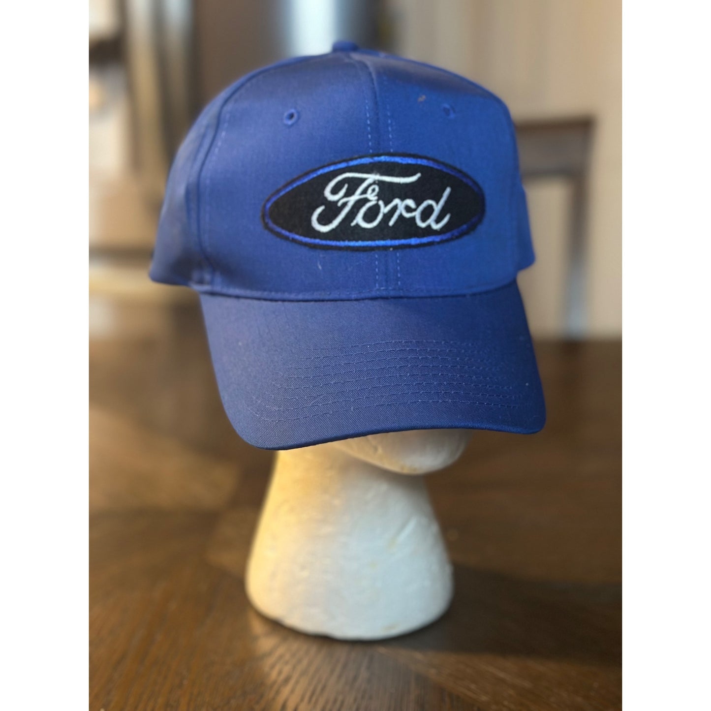 Ford Logo Blue Snapback Hat By Nissun