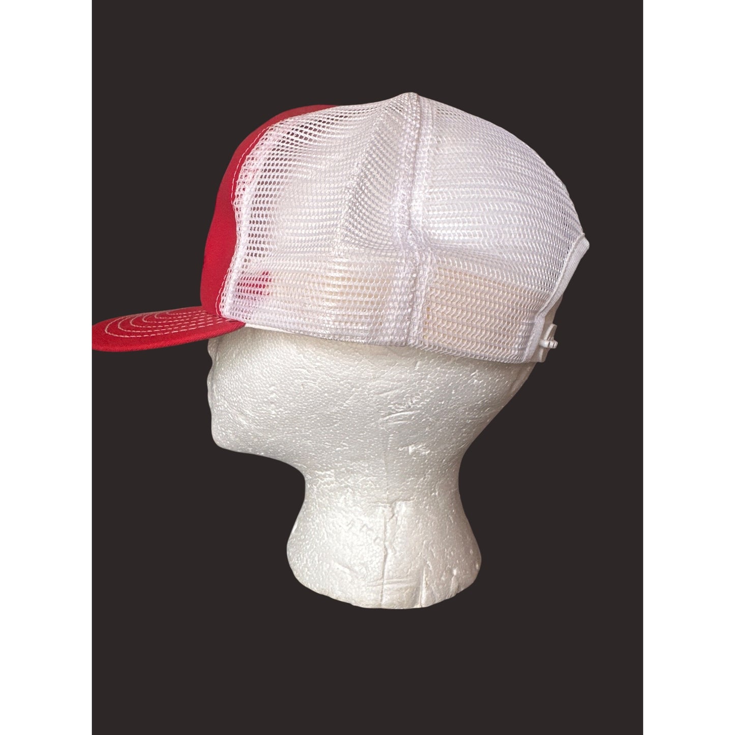 Vintage Hilti Red & White Trucker Mesh Snapback Hat