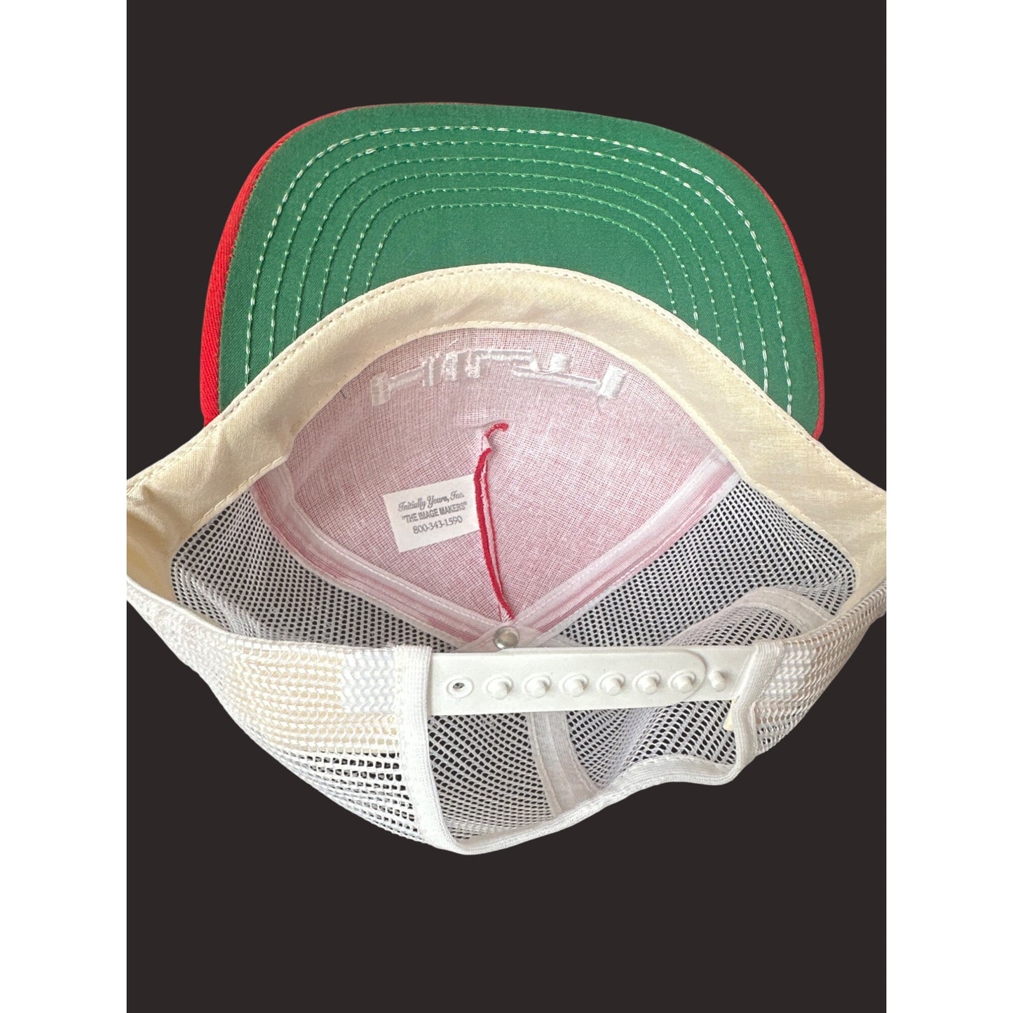 Vintage Hilti Red & White Trucker Mesh Snapback Hat