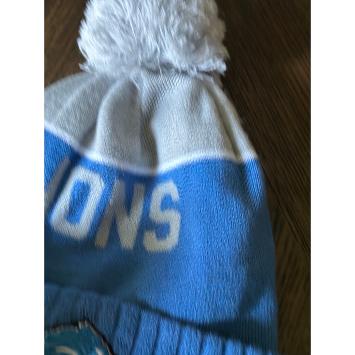 Detroit Lions New Era NFL Beanie Hat With Pom One Size Fits Most football