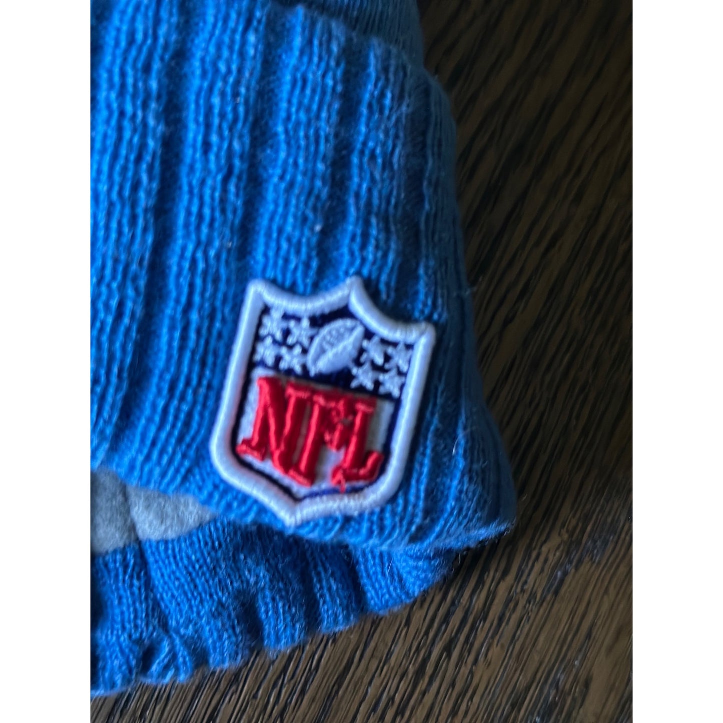 Detroit Lions New Era NFL Beanie Hat With Pom One Size Fits Most football