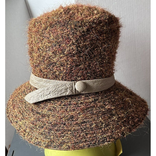 MR JOHN CLASSIC WOMENS BROWN WOOL HAT 60s 70s MACYS  New York