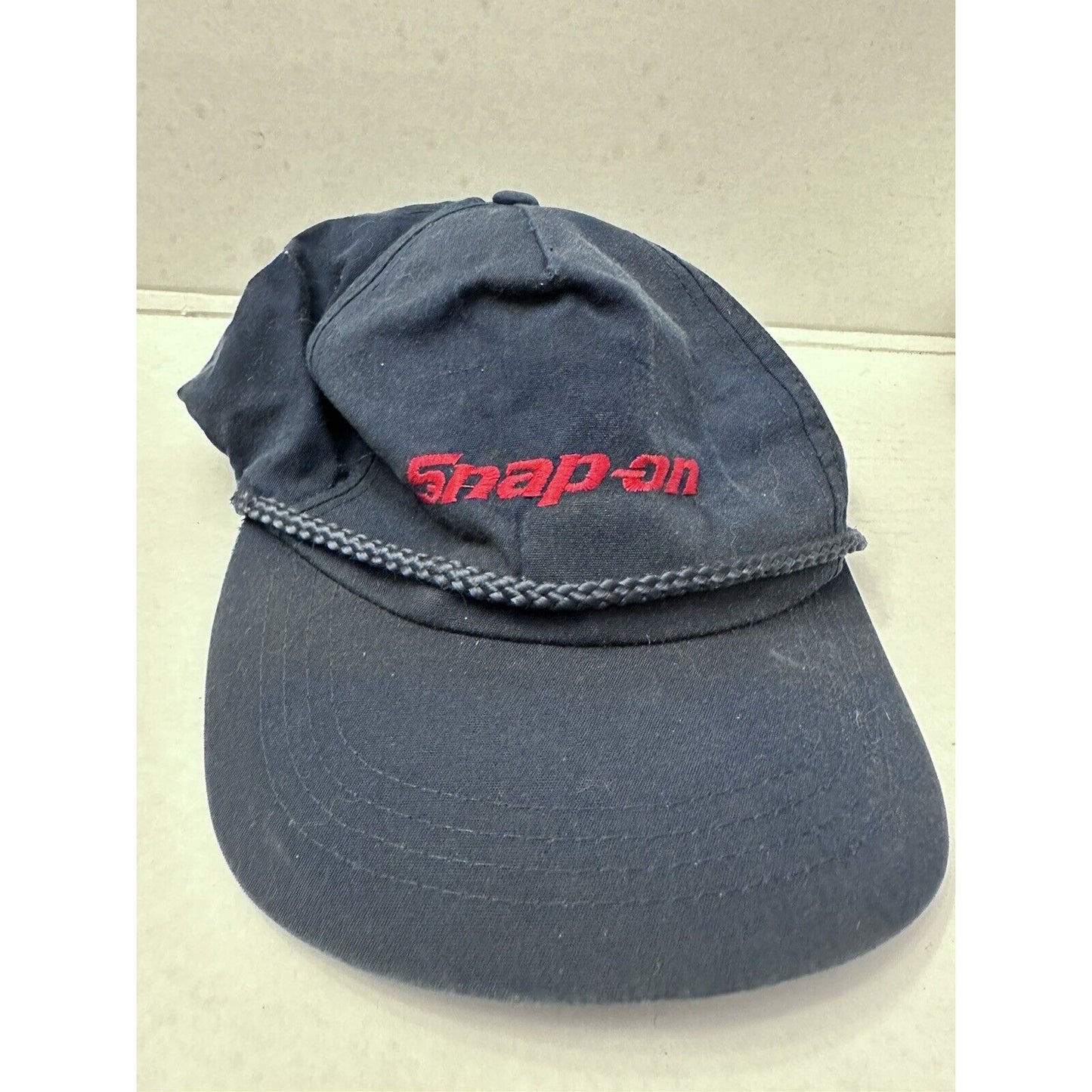 SNAP ON Hat Snap-On Tools Navy blue Rope Snapback  Adjustable Cap Yupoong