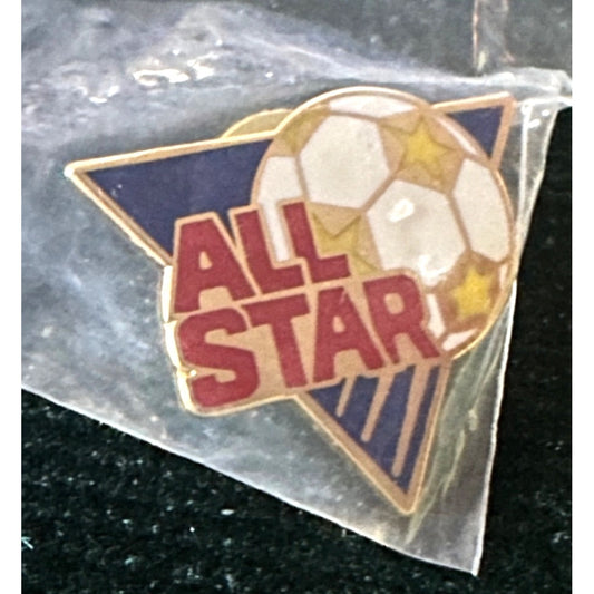 All Star Soccer Enamel Lapel Pin