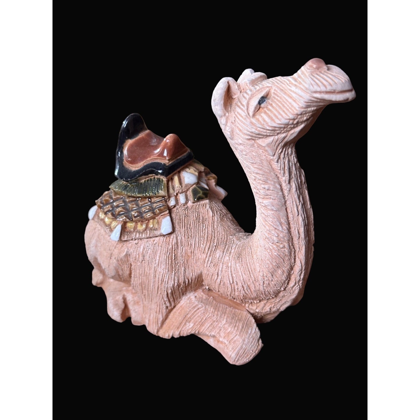 Artesania Rinconada Camel Figurine With Saddle Retired