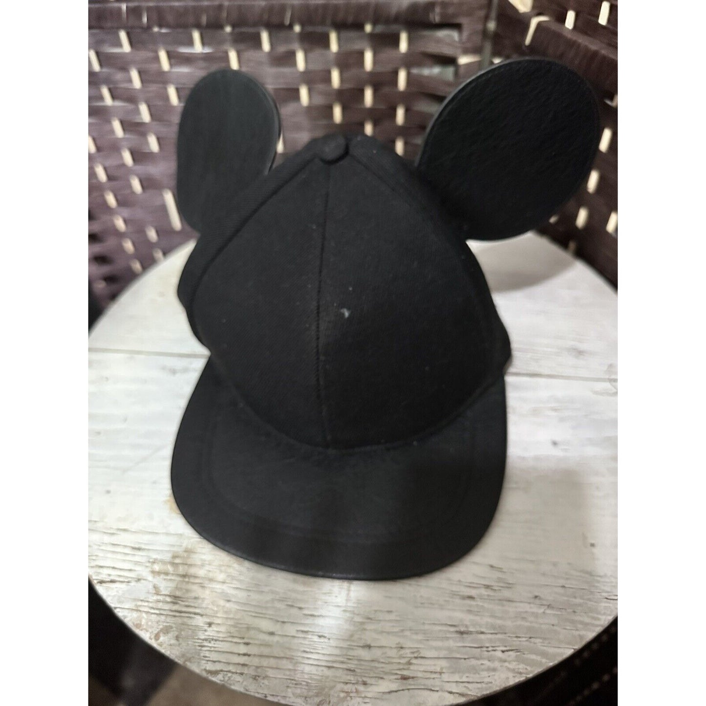 Black Mickey Mouse Ears Disney X H&M Snapback Hat / Cap OSFA