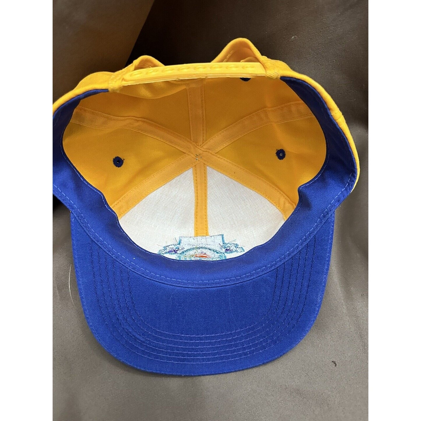 VTG K-PRODUCTS MILLER LITE COWBOYS SUPER BOWL XXVIII 28 YELLOW SNAPBACK HAT USA