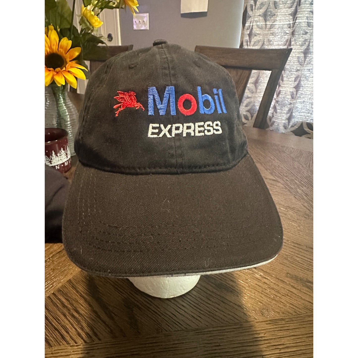 Mobil Express Cap America Adjustable Hat gasoline vintage