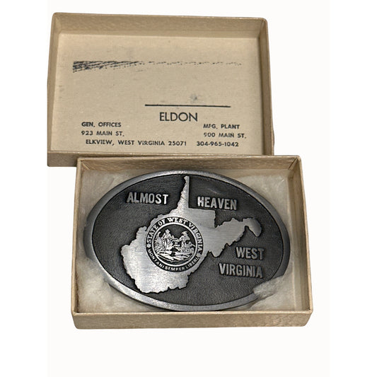 Eldon West Virginia Buckle Limited First Edition serial number + box