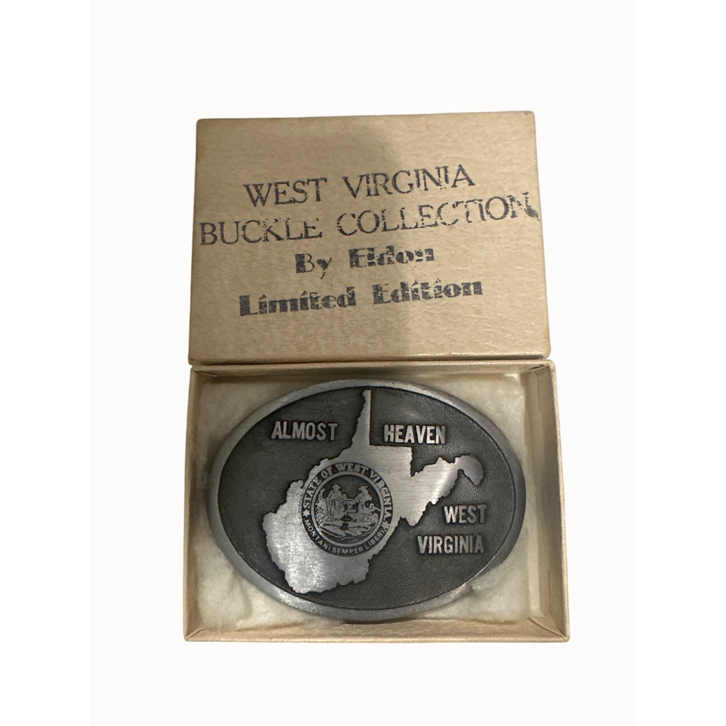 Eldon West Virginia Buckle Limited First Edition serial number + box