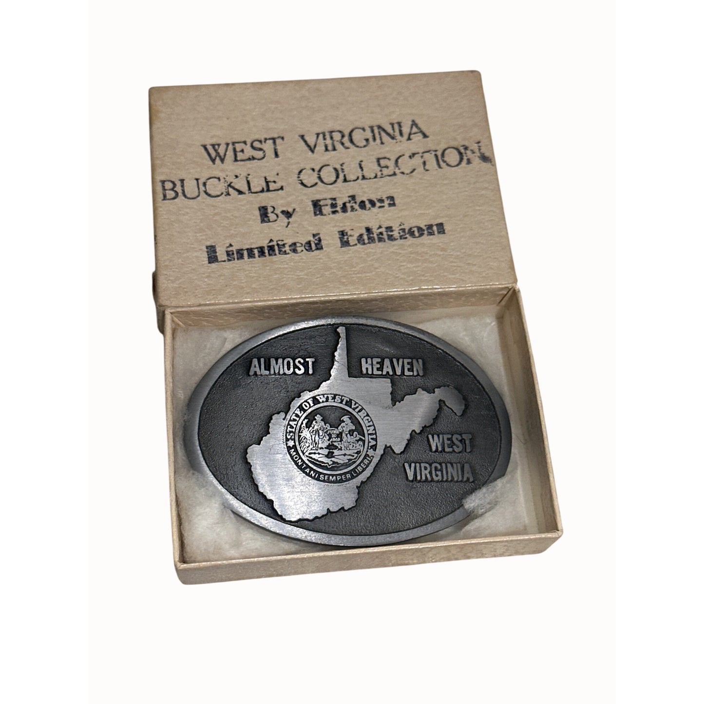 Eldon West Virginia Buckle Limited First Edition serial number + box