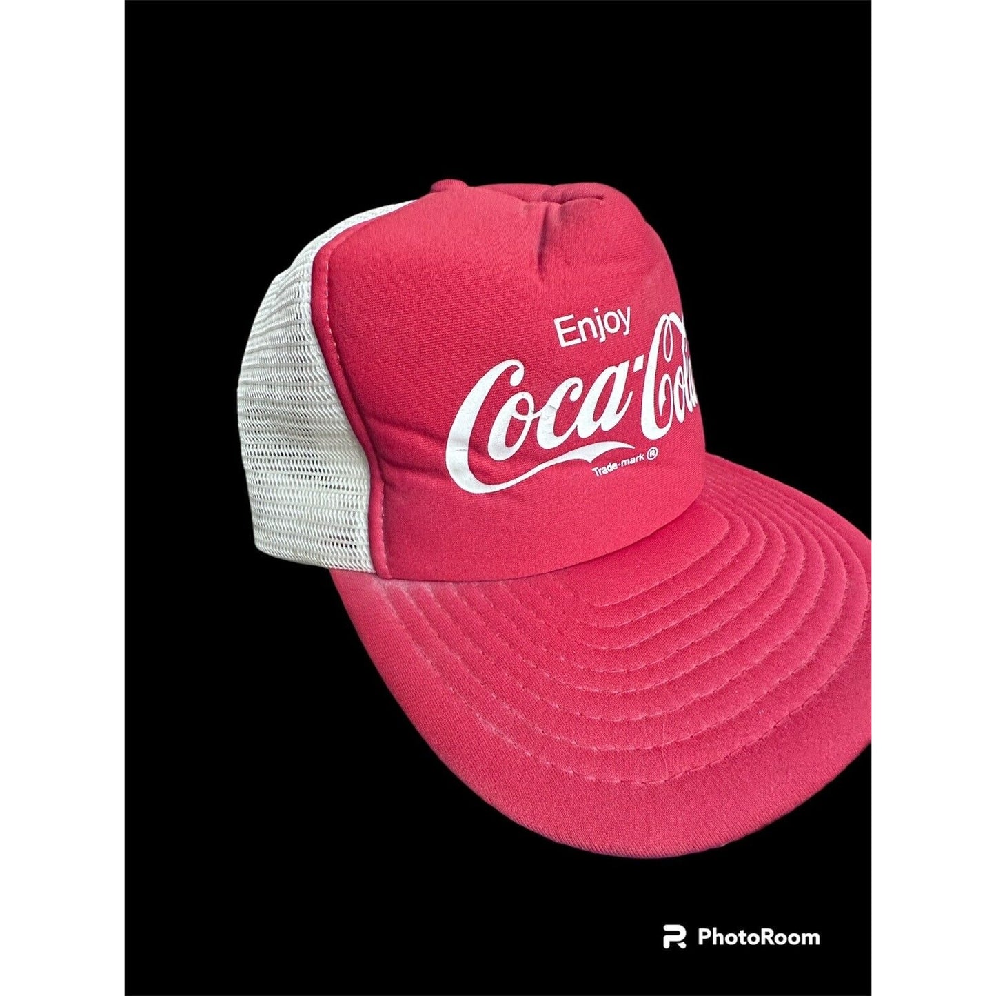 Enjoy Coca-Cola Mesh Foam Trucker Hat Men's OS Red/White Snapback Polyester