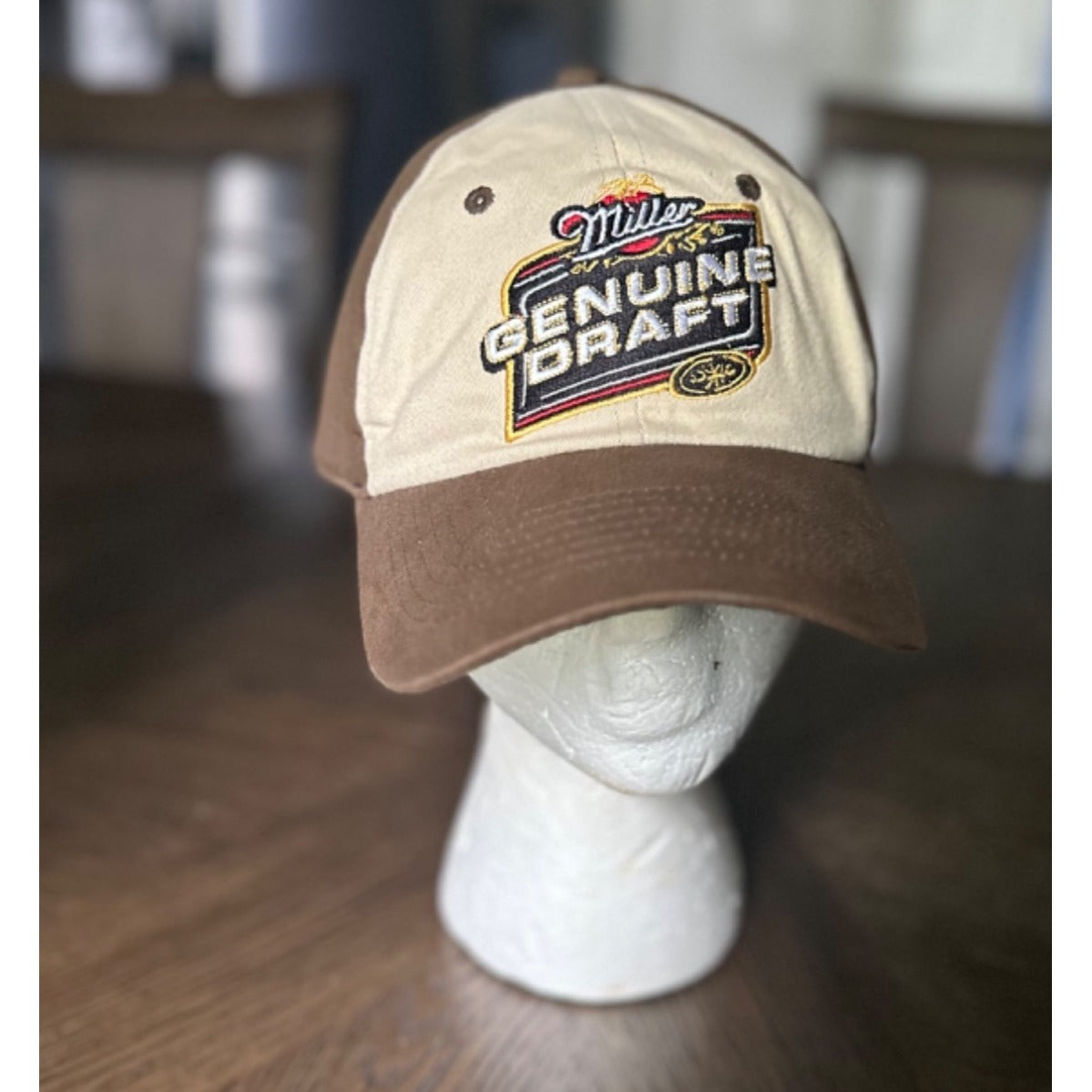 Miller Genuine Draft Baseball Cap 2005 Licensed Product One Size Fits All Adjustable Strap Cotton