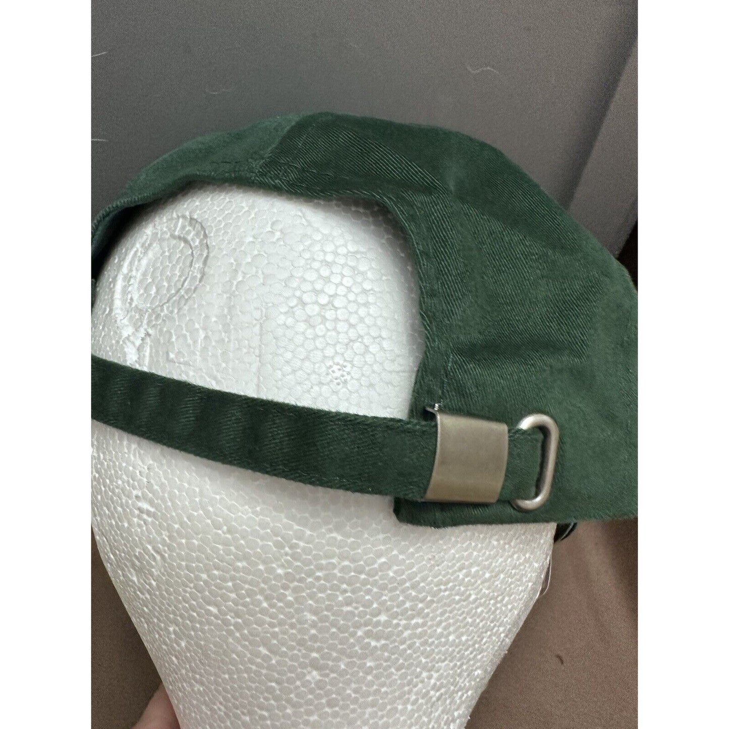 Green John Deere Hat w White Embroidereded Logo Spellout 100% Cotton