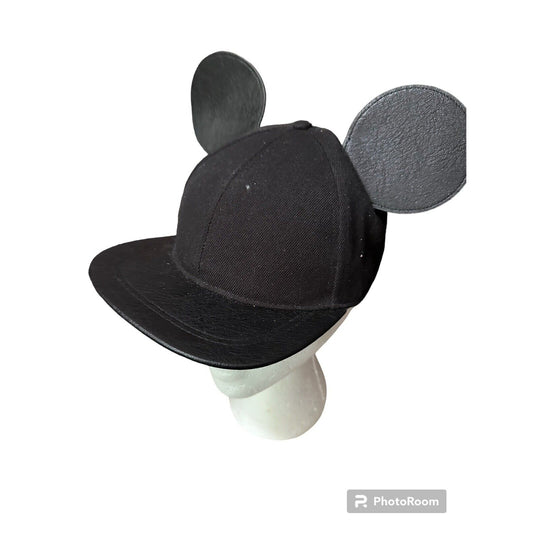 Black Mickey Mouse Ears Disney X H&M Snapback Hat / Cap OSFA