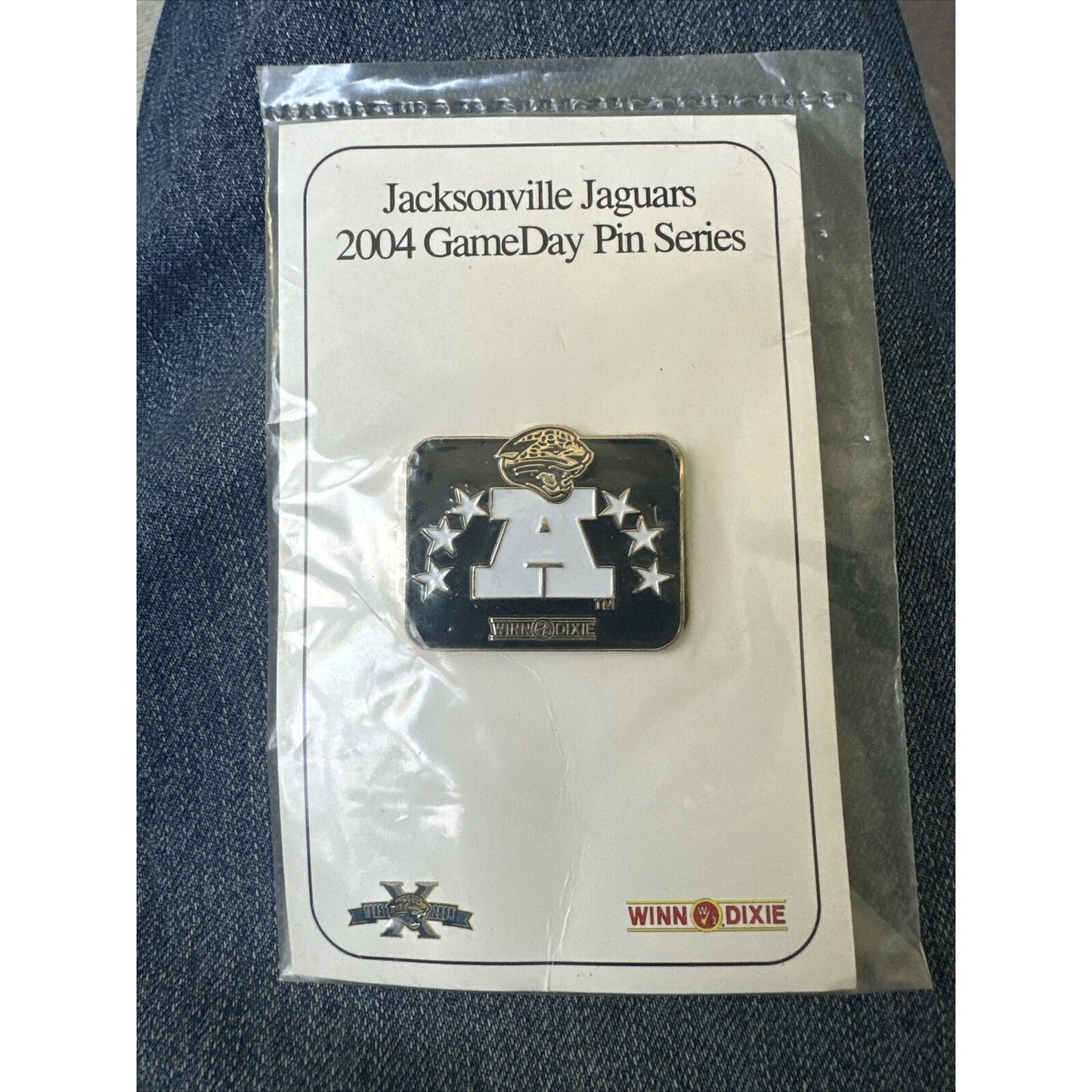 Jacksonville Jaguars Game Day Pin Series-AFC Logo Sealed NIP NFL 2004