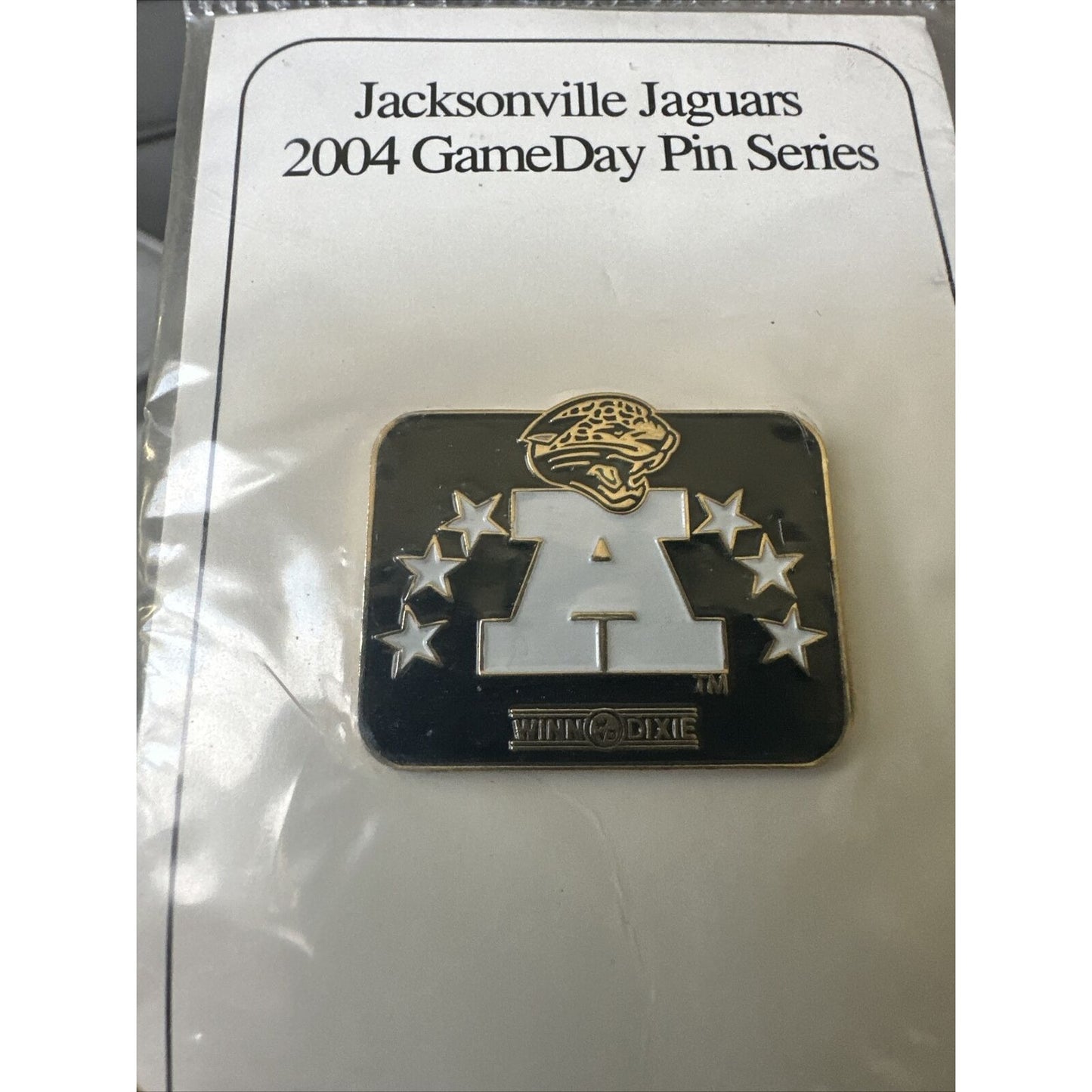 Jacksonville Jaguars Game Day Pin Series-AFC Logo Sealed NIP NFL 2004