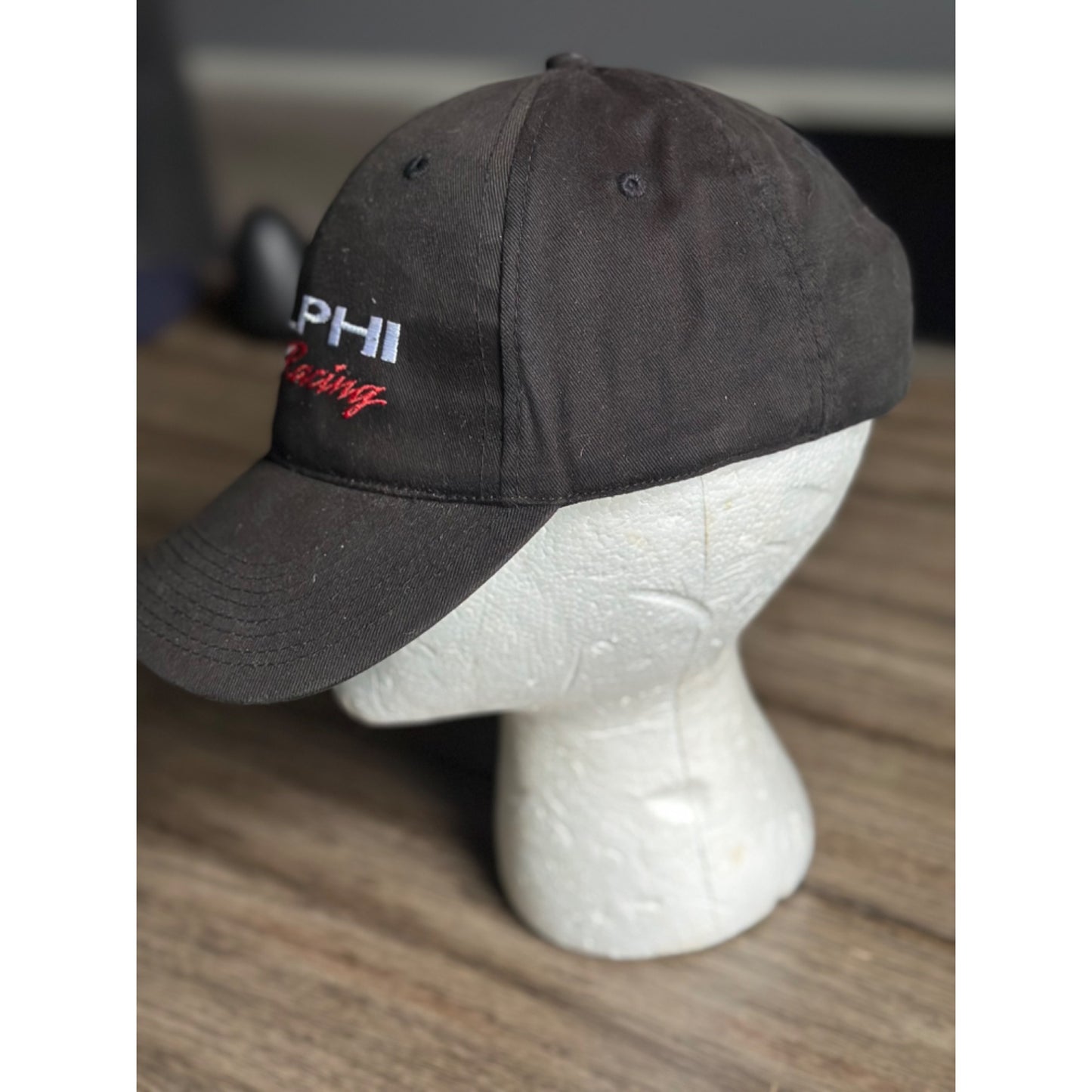 Delphi Racing black Adjustable Cap By Shumsky