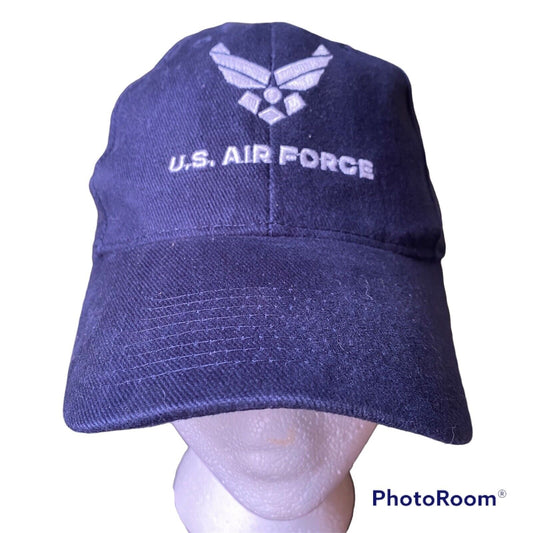 U S Air Force OTTO Embroidered Blue White Adjustable Cap / Hat USAF