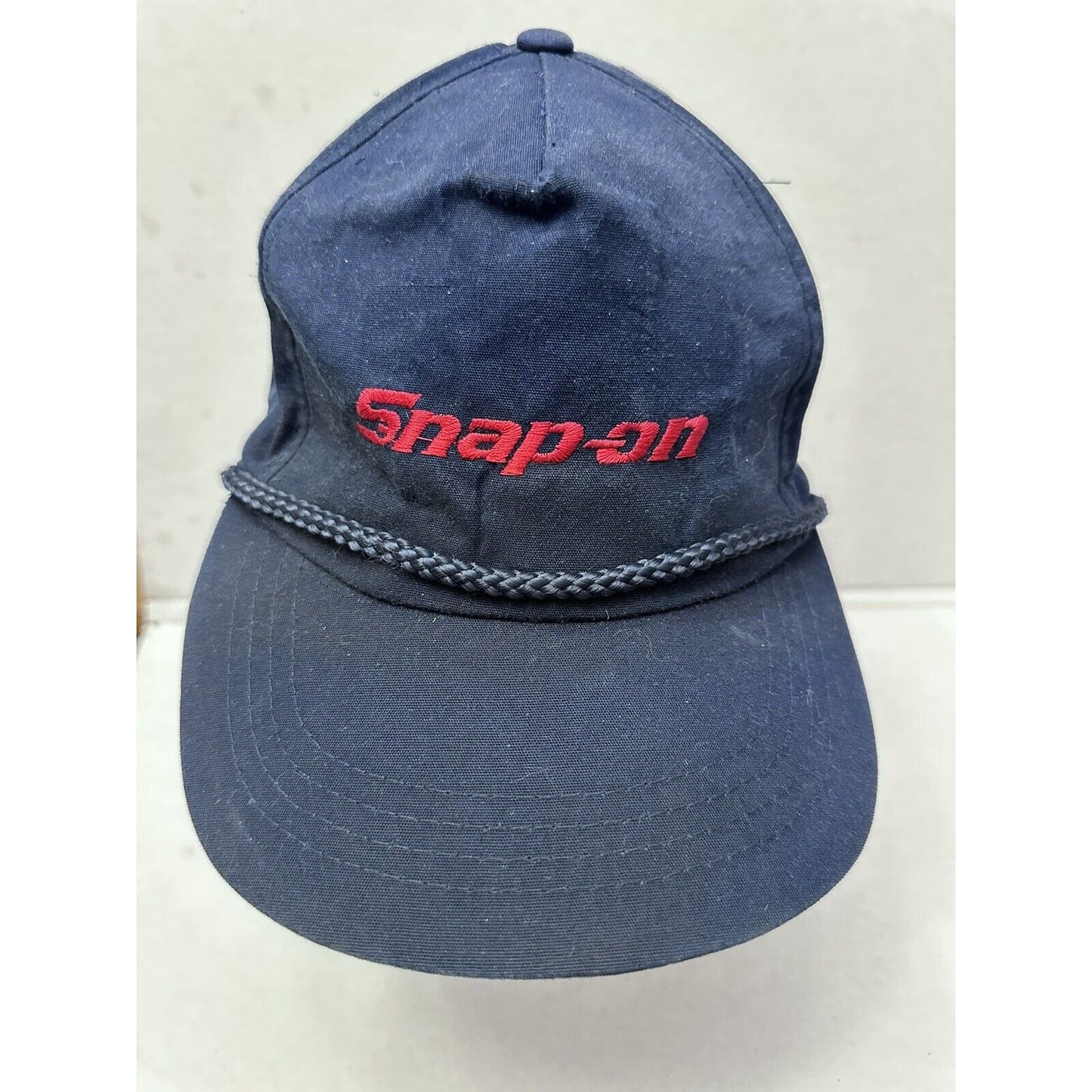 SNAP ON Hat Snap-On Tools Navy blue Rope Snapback  Adjustable Cap Yupoong