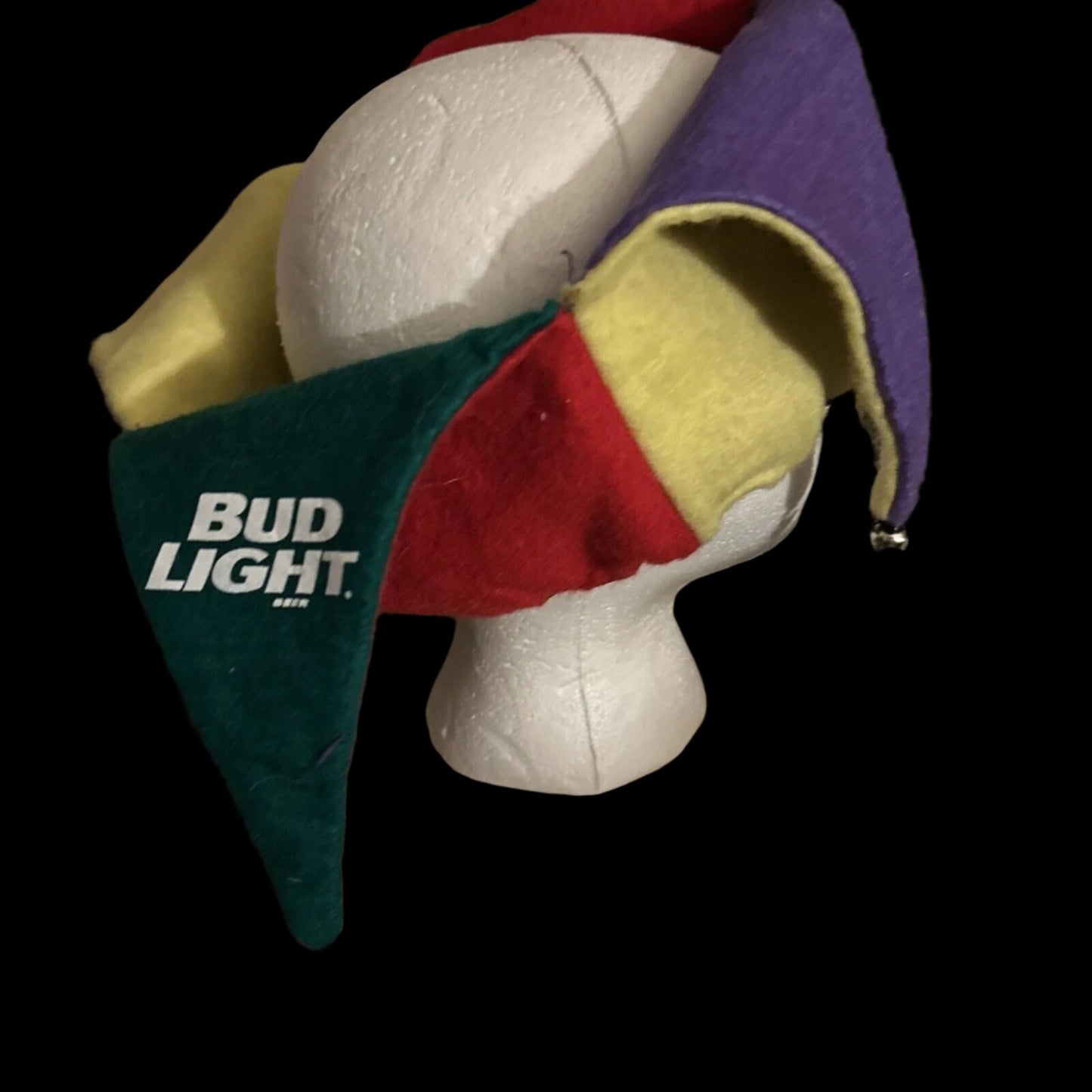 Bud Lite Jacobson Hat Company Colorful Felt Jester Hat Multi-Colored One Size