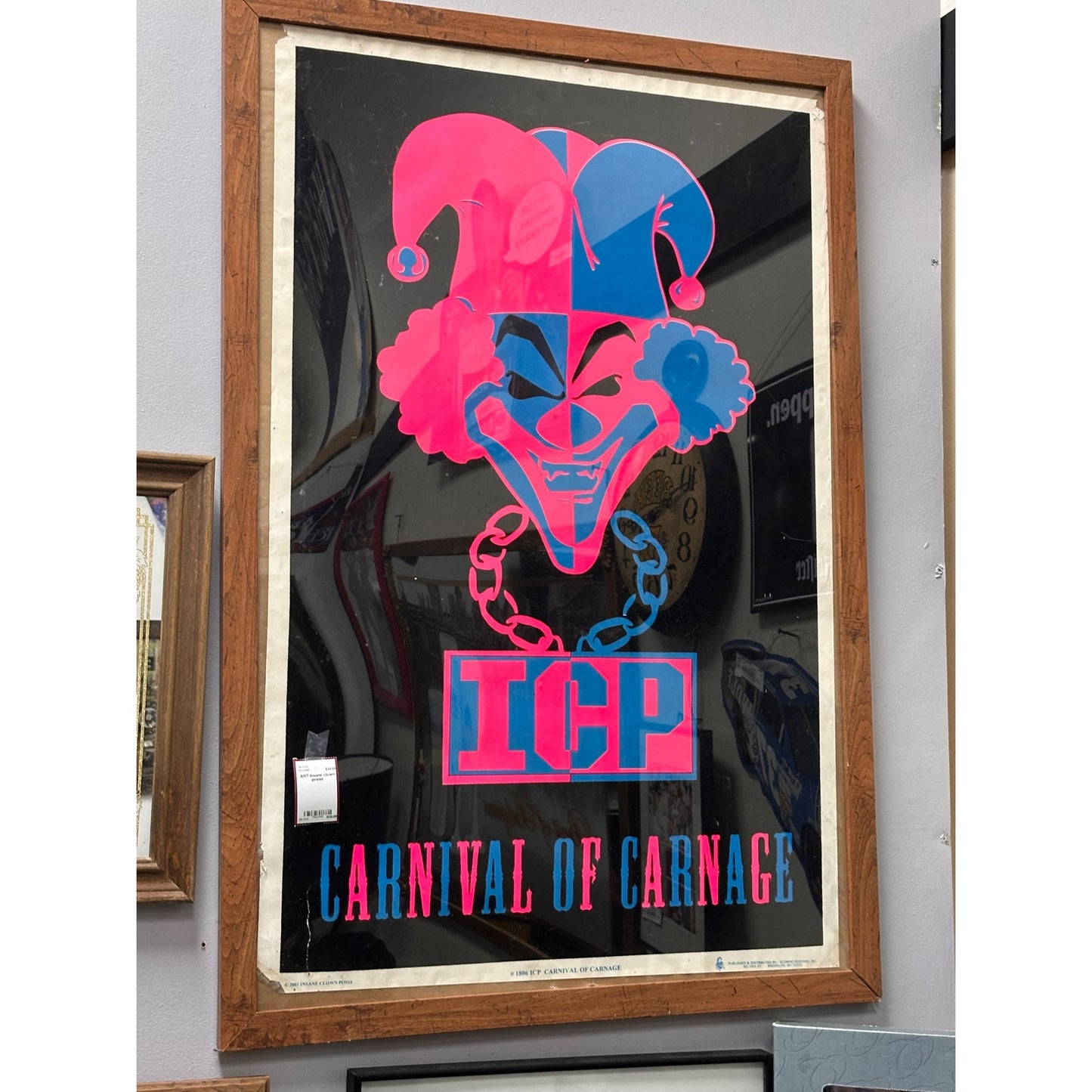 Insane Clown Posse ICP Posters Ringmaster & Clown Theme Framed Wall Art