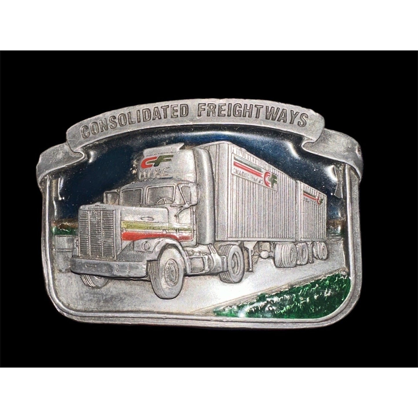 1988 Tonkin Inc. Consolidated Freightways Truck Belt Buckle