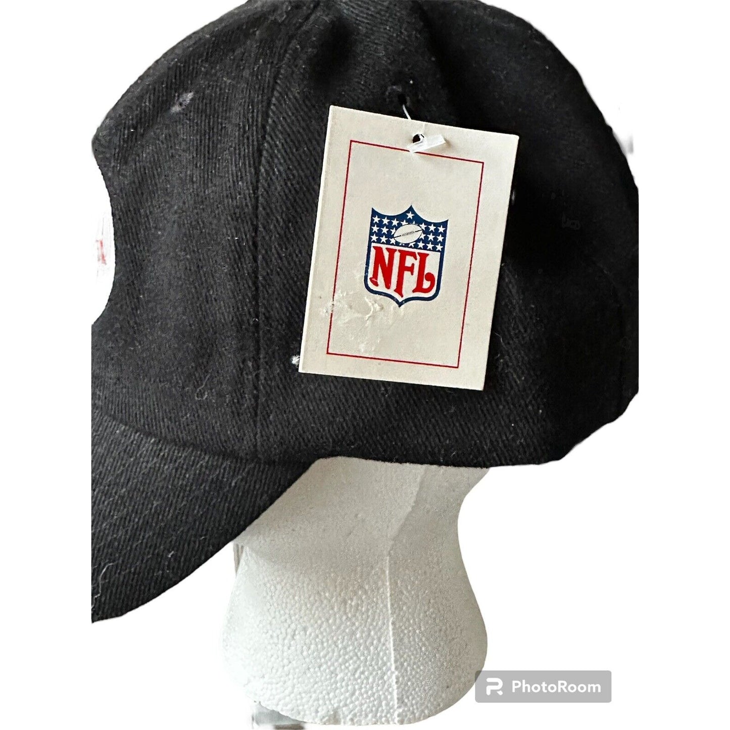 Reebok Black Pittsburg Steelers Hat Cap NFL Football Embroidery Adjustable