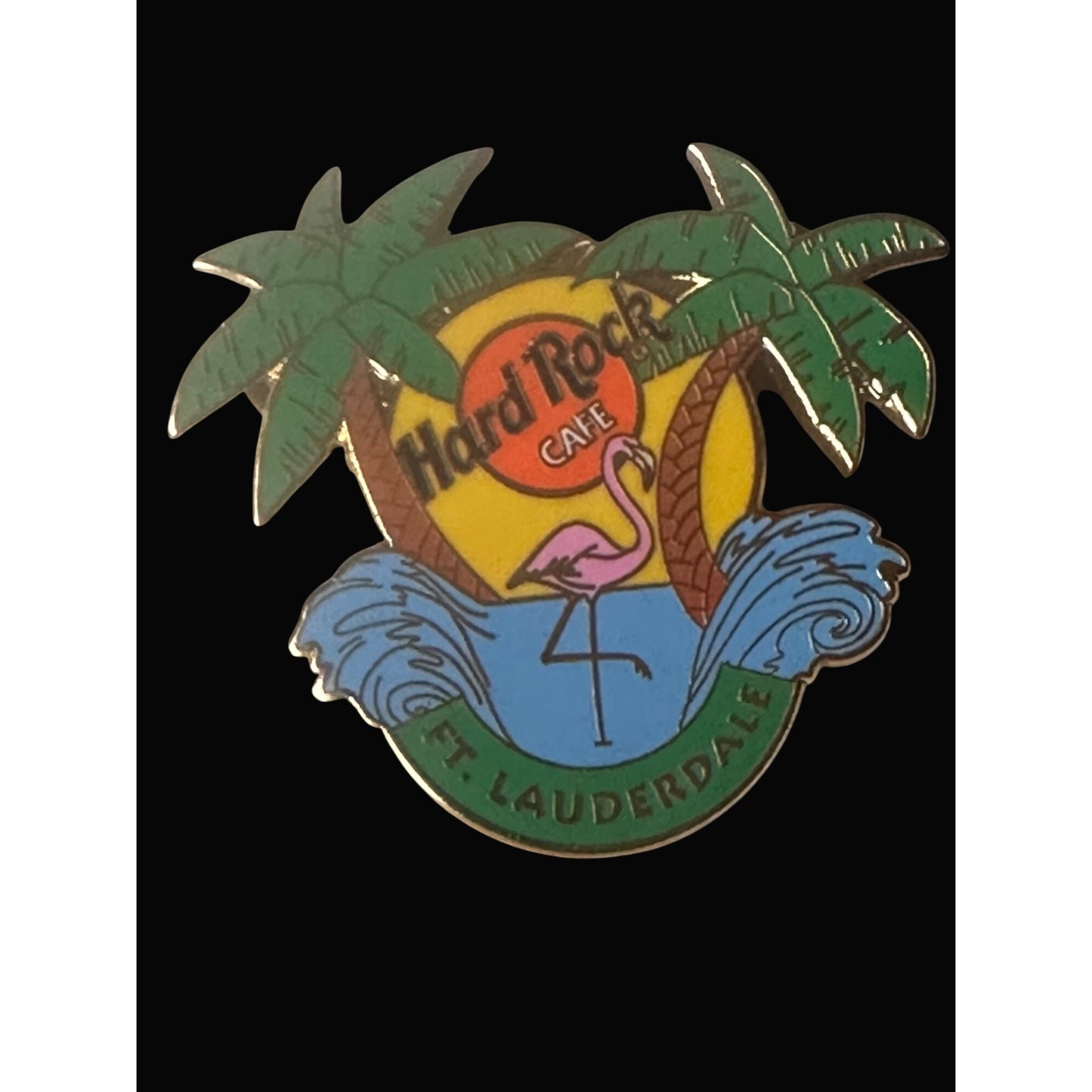Hard Rock Cafe Ft. Lauderdale flamingo Enamel Pin Collectible