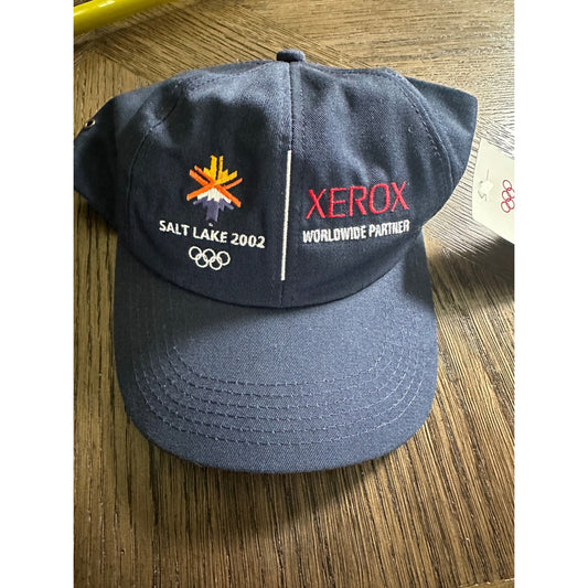 NWT Salt Lake 2002 Olympics Cap Xerox Worldwide Partner Adjustable Strapback