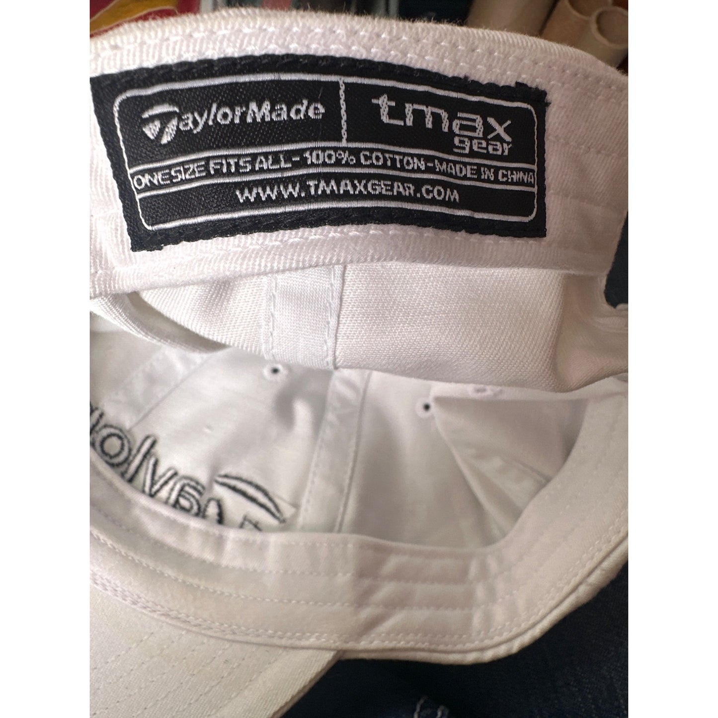 TaylorMade White light weight Adjustable Baseball Cap Tmax gear