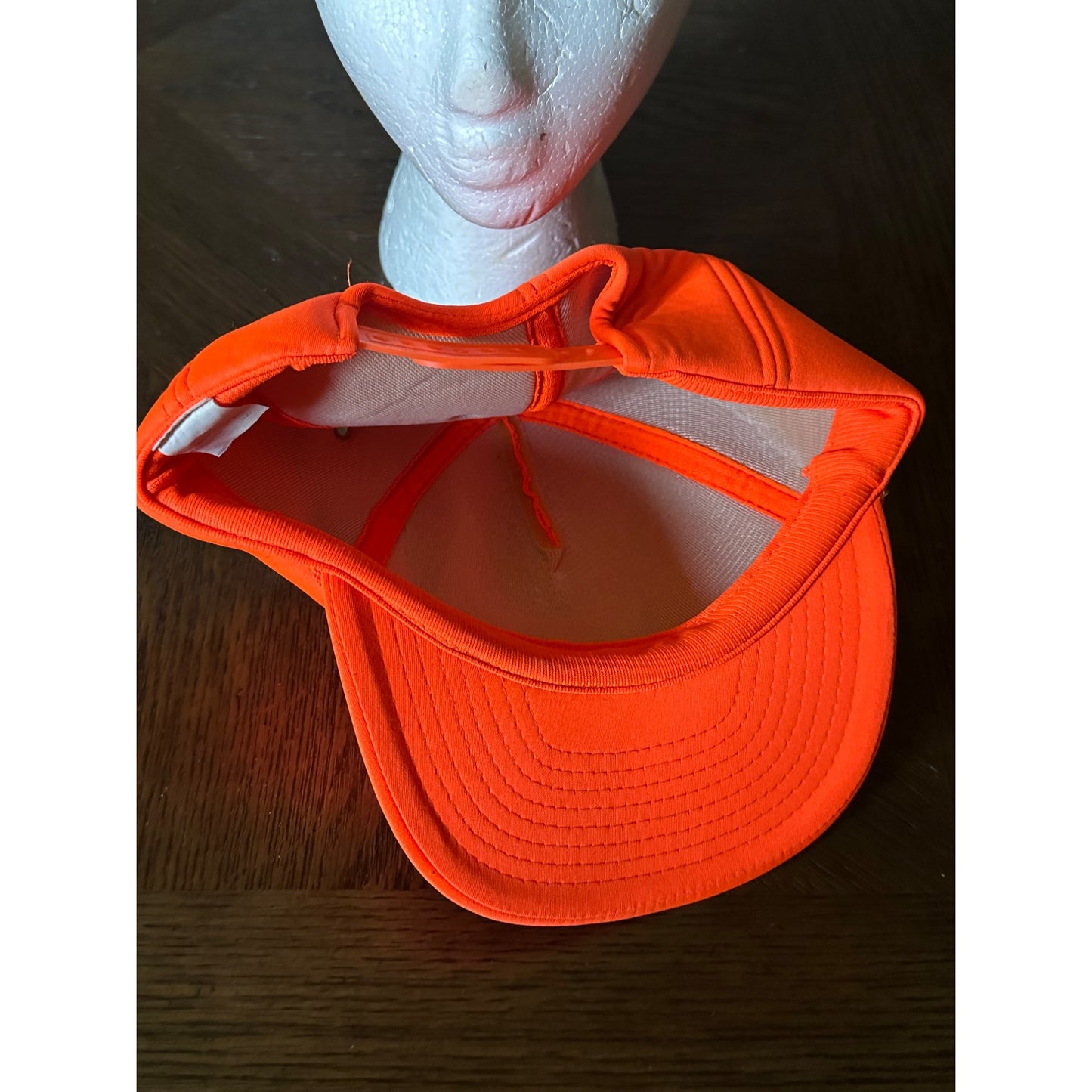 Blaze Orange hunting novelty Deer "Tremble" Snapback Hat