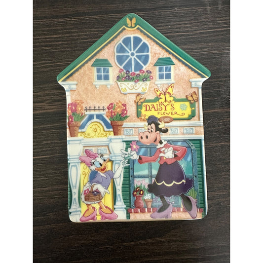 Disney Bradford Exchange Daisy's Flower Shop Plate Limited Edition