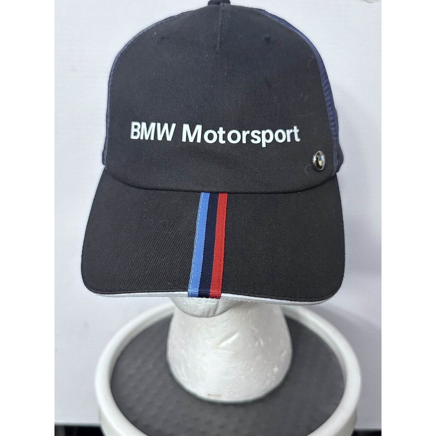 Puma BMW Motorsport Baseball Cap Adjustable Sport Black Unisex + Hat Pin