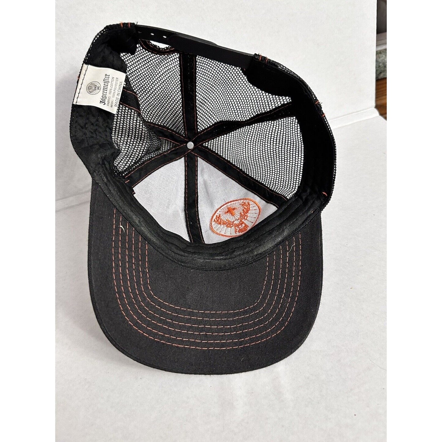 Jagermeister Adjustable Mesh Snapback Embroidered Logo Trucker Baseball Cap Hat