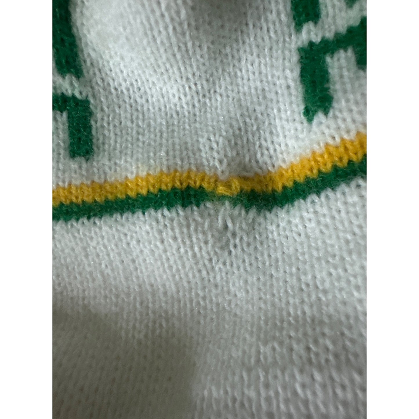 Northern Michigan Knit Beanie Adult Size With Green Pom