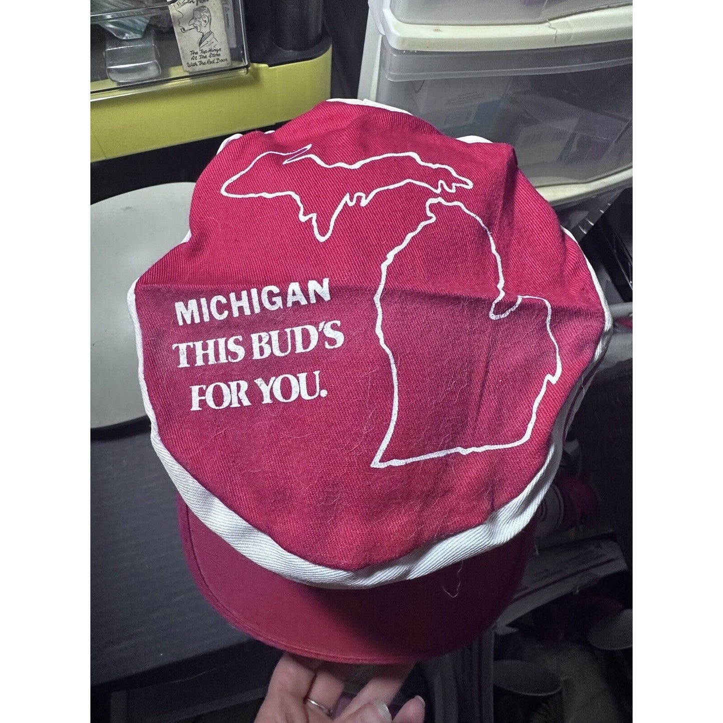 Budweiser Michigan "This Buds For You" Cap King of Beers Painter