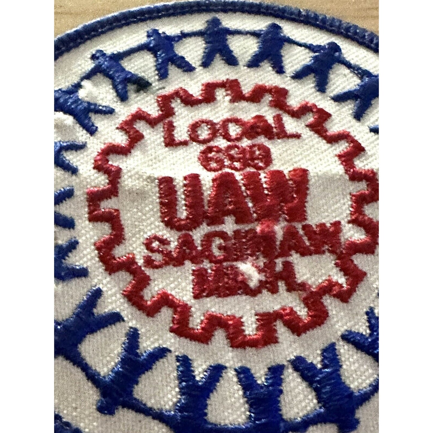 UAW GM Local 699 Saginaw MI Michigan 3” Patch