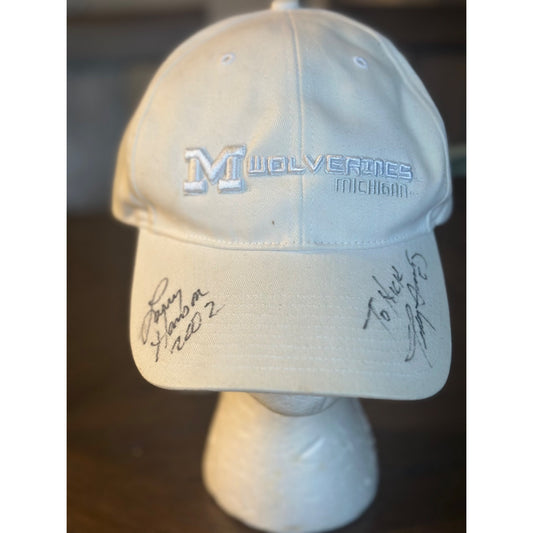 Michigan Wolverines Autographed Cap Signatures Adjustable Strap 2002