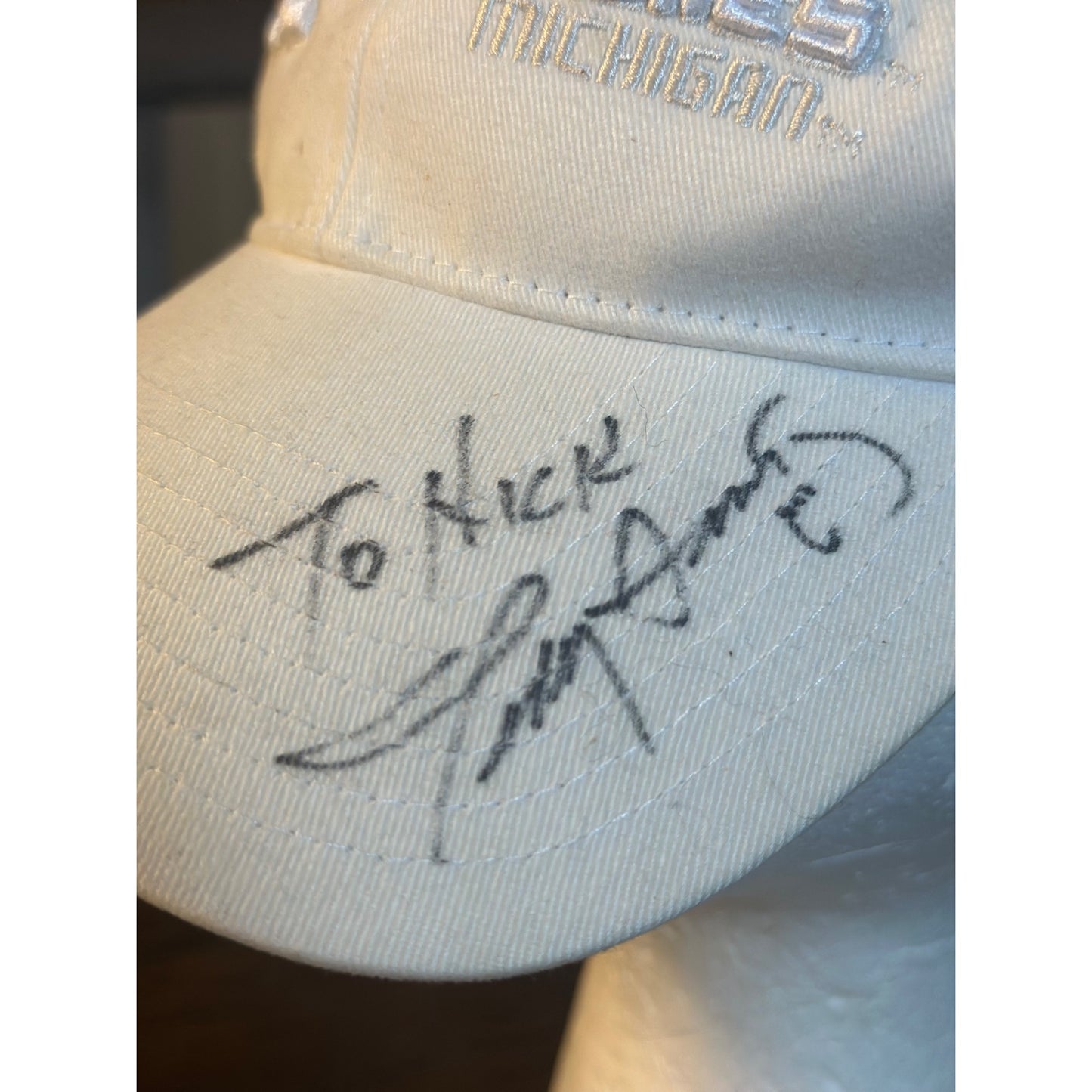 Michigan Wolverines Autographed Cap Signatures Adjustable Strap 2002