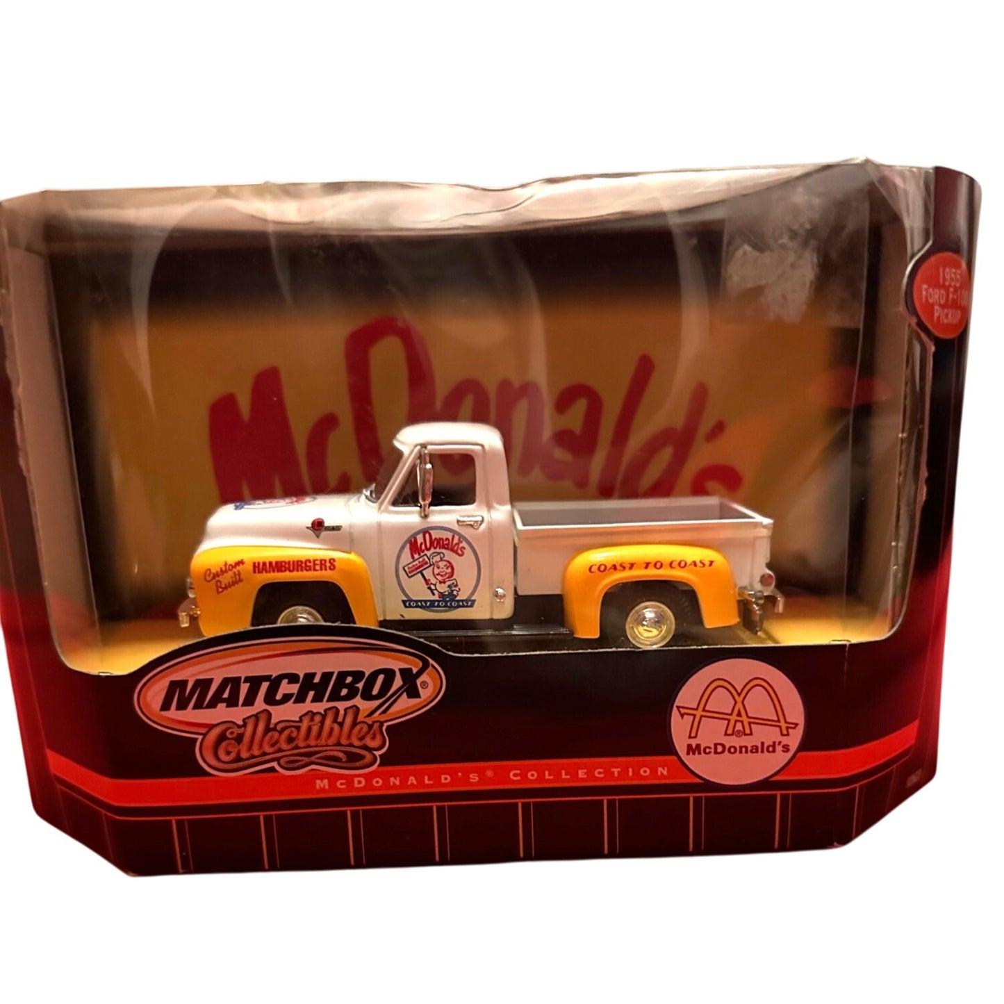 Matchbox Collectibles McDonalds Collection 1956 Ford F-100 Pickup Die-Cast Toy Truck Traditional Scale