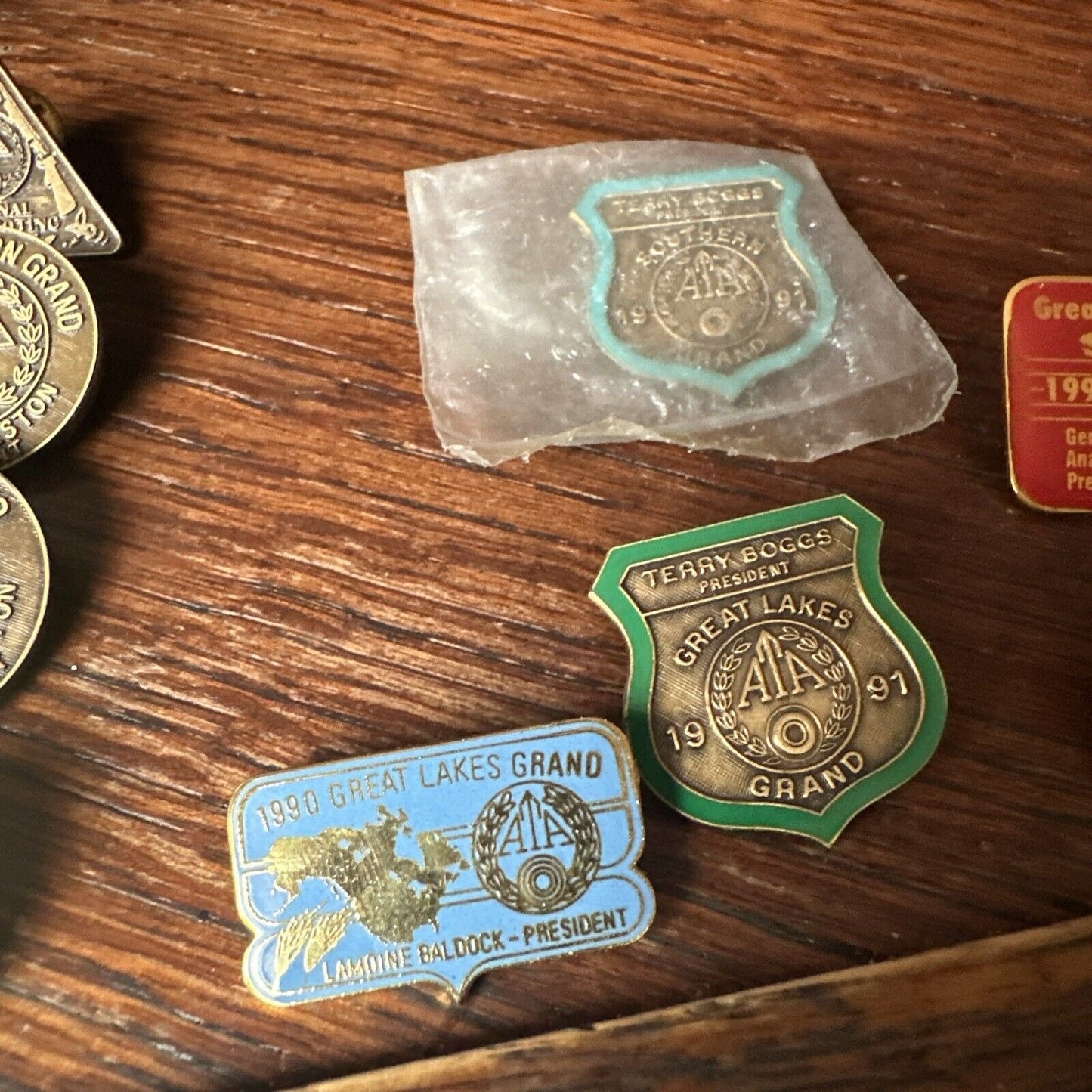 13 ATA Great Lakes Grand American Trap Shoot Pin Presidents 1987-1993 Southern