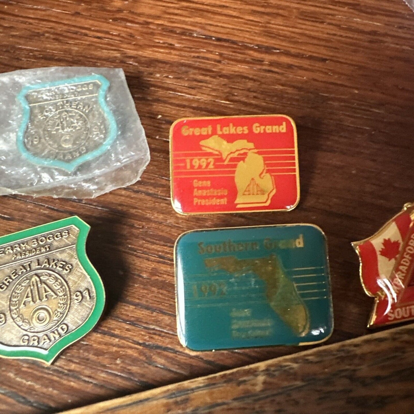 13 ATA Great Lakes Grand American Trap Shoot Pin Presidents 1987-1993 Southern