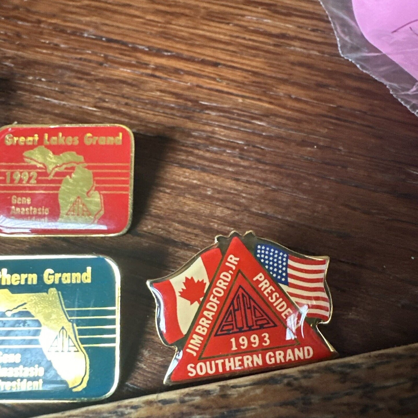 13 ATA Great Lakes Grand American Trap Shoot Pin Presidents 1987-1993 Southern