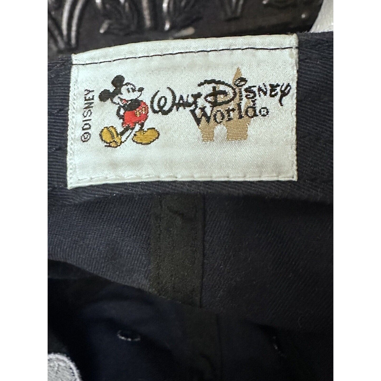 Disney Mickey Mouse Hat Walt Disney World American Flag Ball Cap Strap Back  WDW