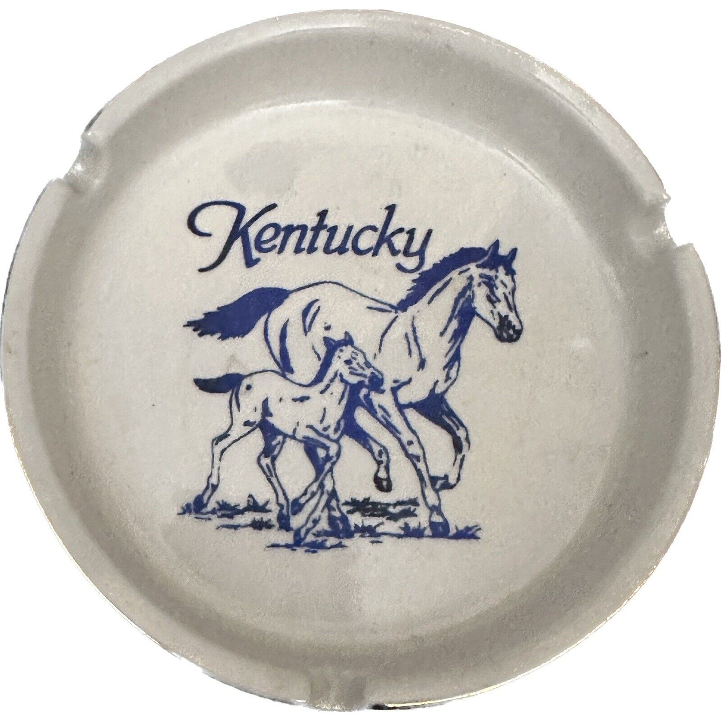 Linyi Silver Phoenix Ashtray Kentucky Horse Equestrian