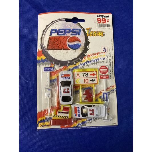 Golden Wheel Die Cast Metal Team Pepsi #77 Airport gate #19272J Coupe