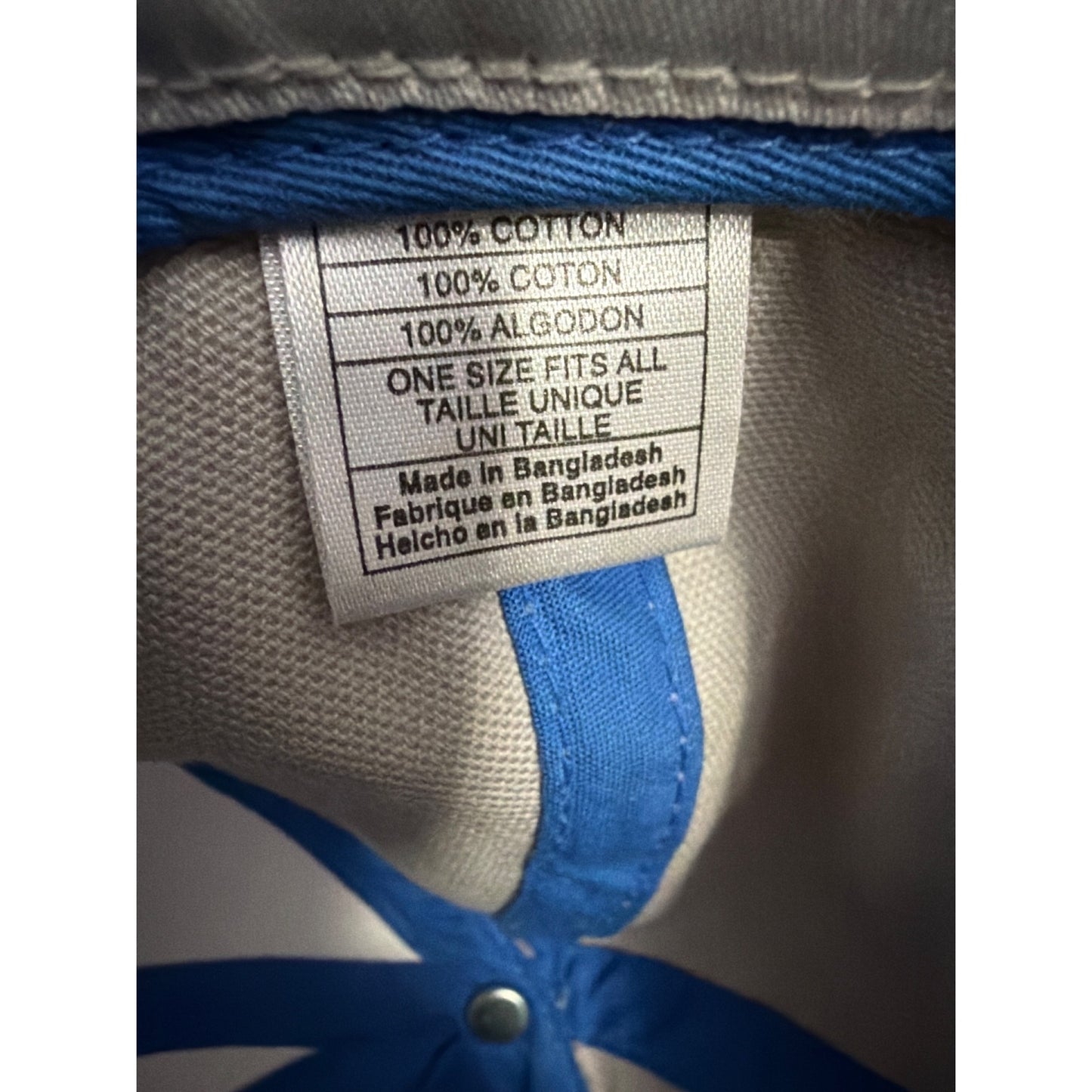 Reebok NFL Pro Line Detroit Lions Blue & Beige Adjustable Cap